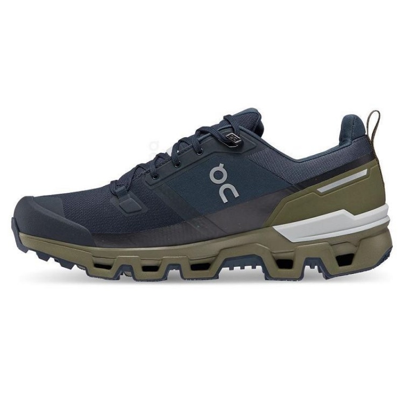 Navy Men On Cloud Cloudwander Waterproof Hiking Shoes | IE_ON8634