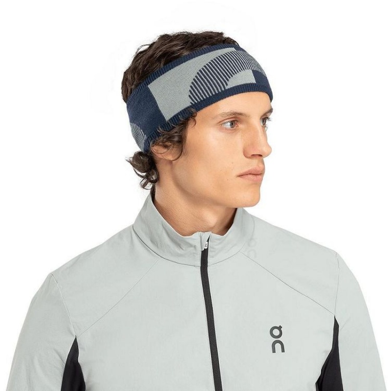 Navy Men On Cloud Explorer Merino Headband | IE_ON8620