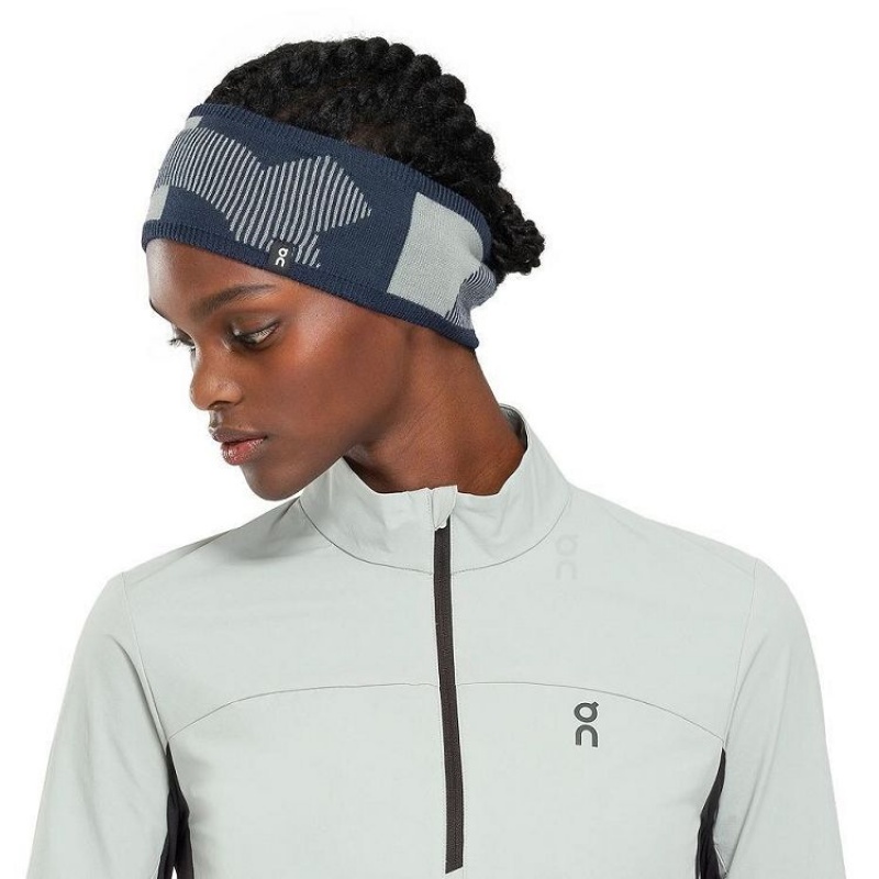 Navy Men On Cloud Explorer Merino Headband | IE_ON8620