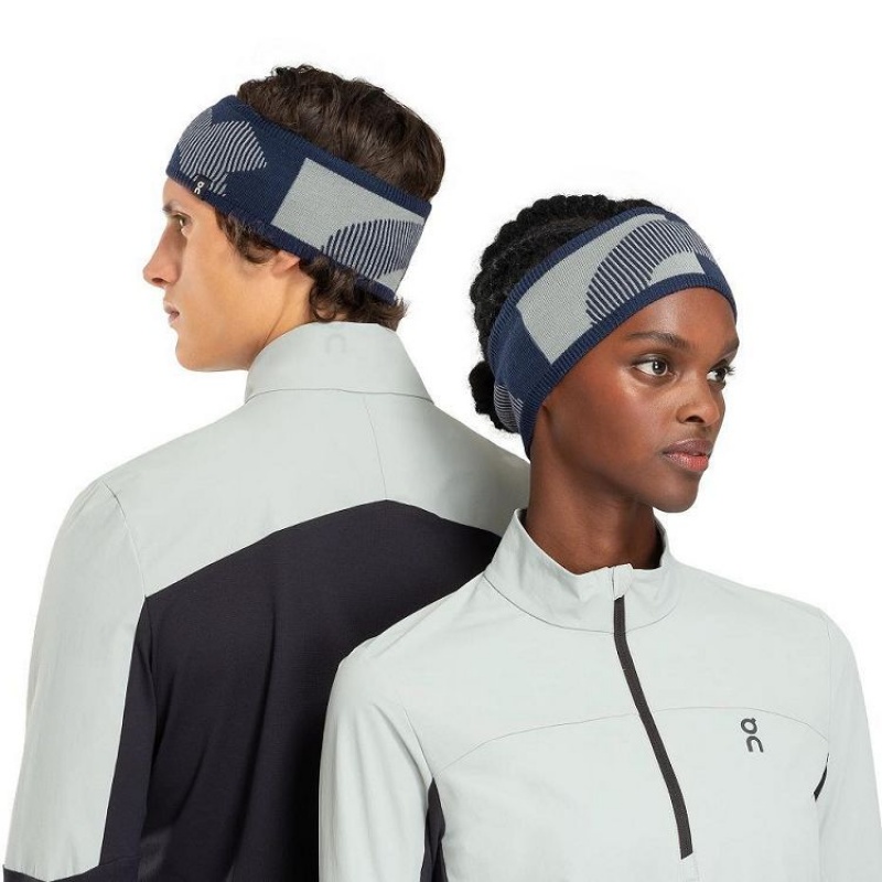 Navy Men On Cloud Explorer Merino Headband | IE_ON8620