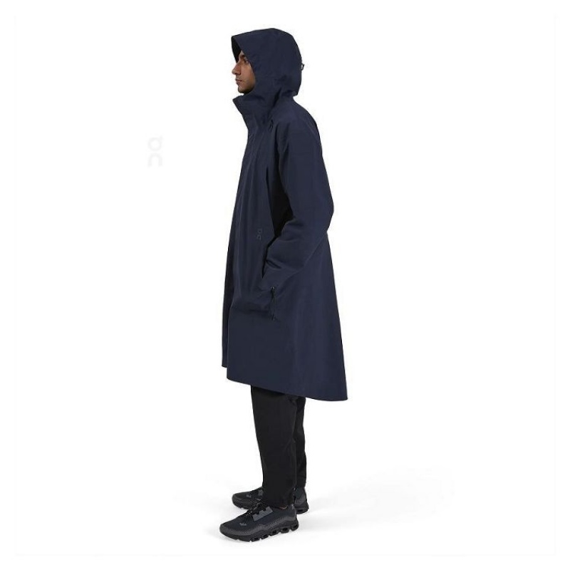 Navy Men On Cloud Parka Jackets | IE_ON8846