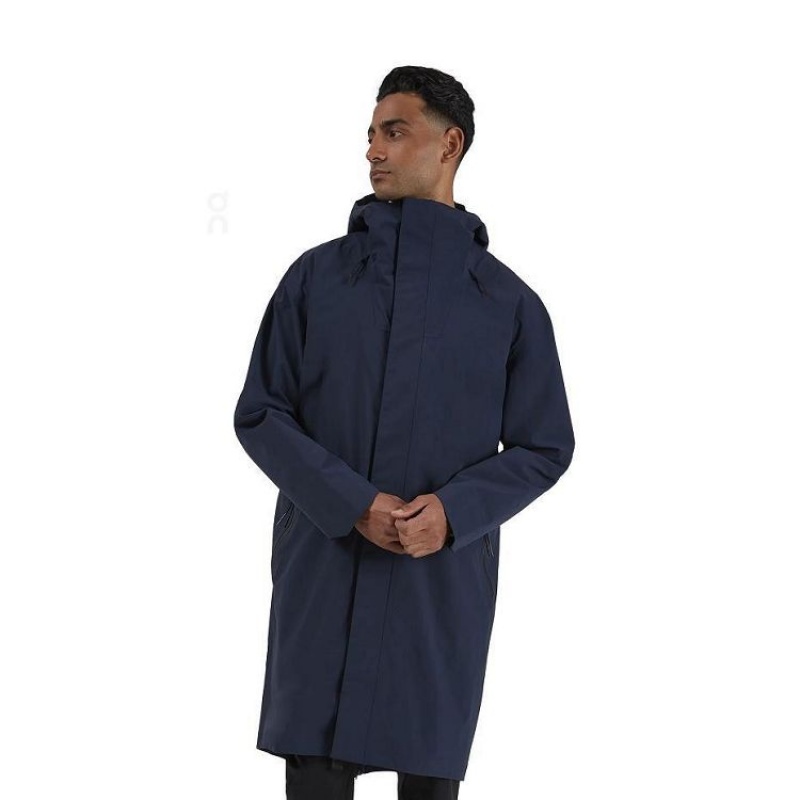 Navy Men On Cloud Parka Jackets | IE_ON8846