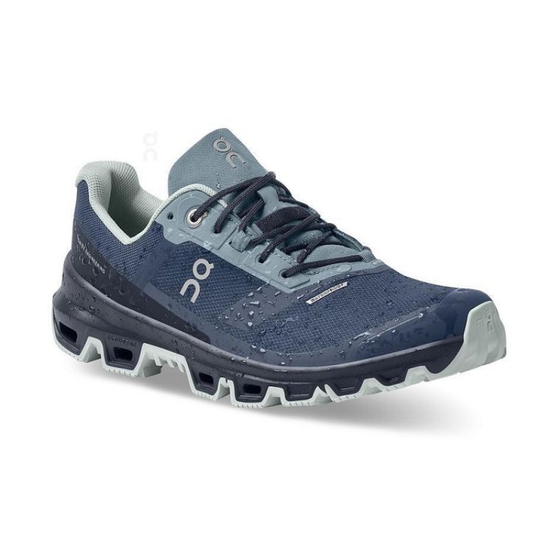 Navy Women On Cloud Cloudventure Waterproof Trail Running Shoes | IE_ON8134