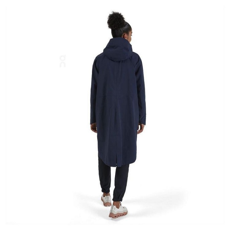 Navy Women On Cloud Parka Jackets | IE_ON8769