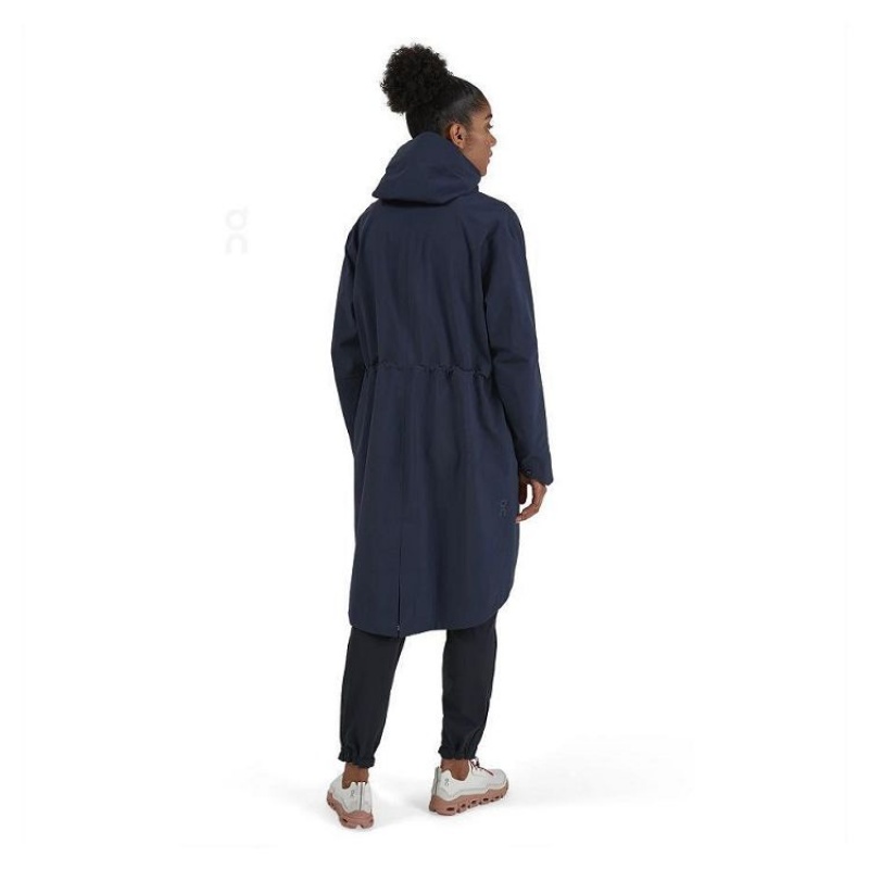 Navy Women On Cloud Parka Jackets | IE_ON8769