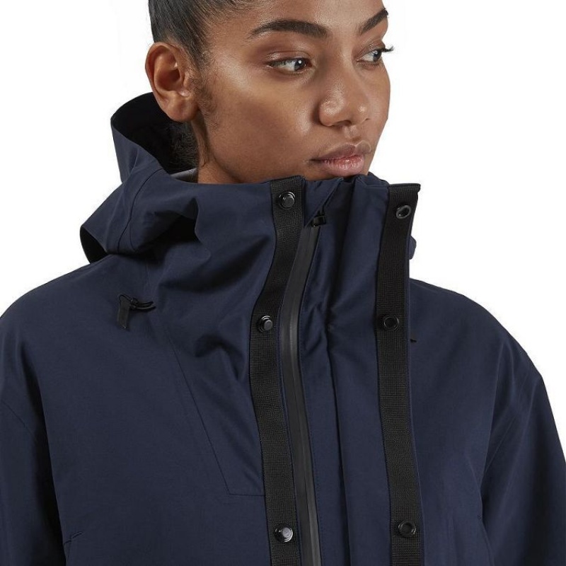 Navy Women On Cloud Parka Jackets | IE_ON8769