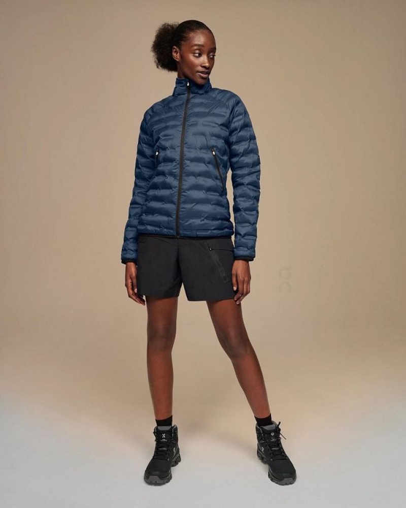 Navy Women On Cloud Switch Jackets | IE_ON8657