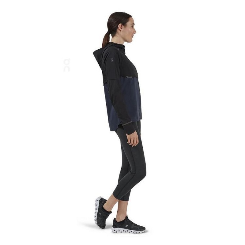 Navy Women On Cloud Weather Jackets | IE_ON8338