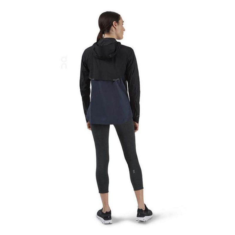 Navy Women On Cloud Weather Jackets | IE_ON8338