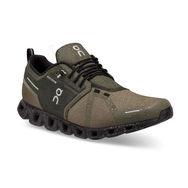 Olive Men On Cloud Cloud 5 Waterproof Sneakers | IE_ON9063