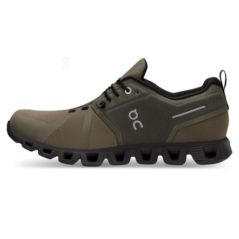 Olive Men On Cloud Cloud 5 Waterproof Sneakers | IE_ON9063