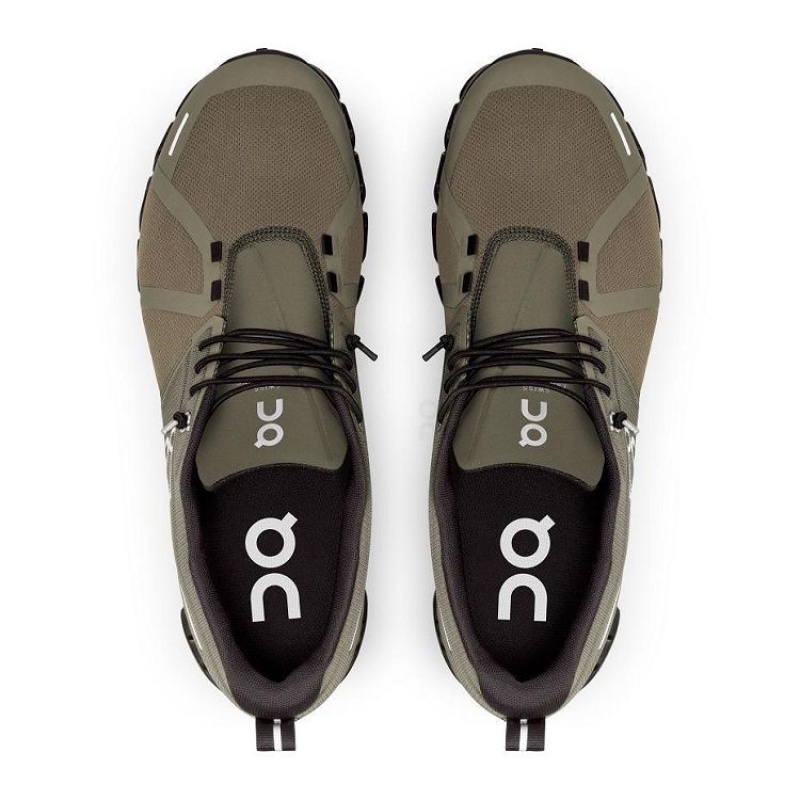 Olive Men On Cloud Cloud 5 Waterproof Sneakers | IE_ON9063