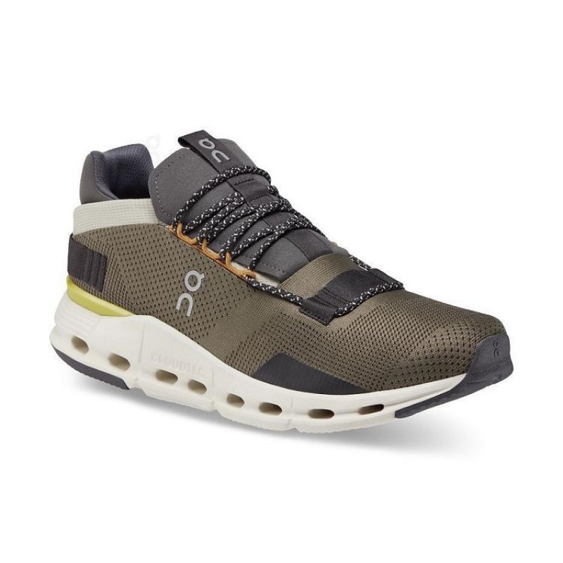 Olive Men On Cloud Cloudnova Sneakers | IE_ON8844