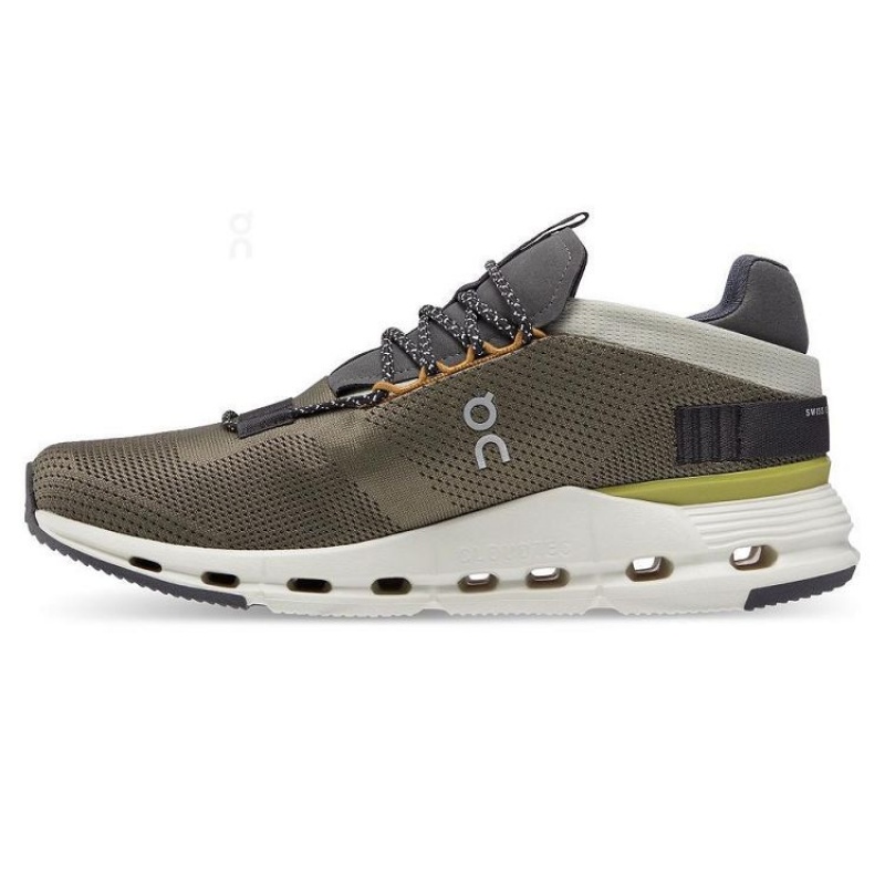 Olive Men On Cloud Cloudnova Sneakers | IE_ON8844