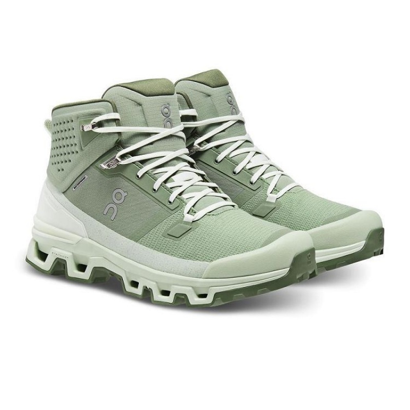 Olive Men On Cloud Cloudrock 2 Waterproof Hiking Boots | IE_ON8968