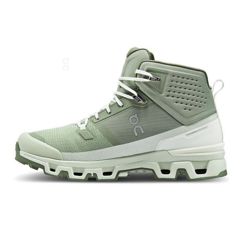 Olive Men On Cloud Cloudrock 2 Waterproof Hiking Boots | IE_ON8968