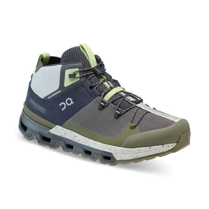 Olive Men On Cloud Cloudtrax Hiking Boots | IE_ON9137