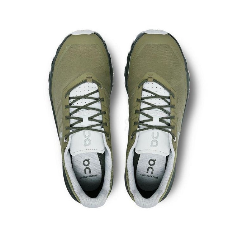 Olive Men On Cloud Cloudventure Trail Running Shoes | IE_ON8401