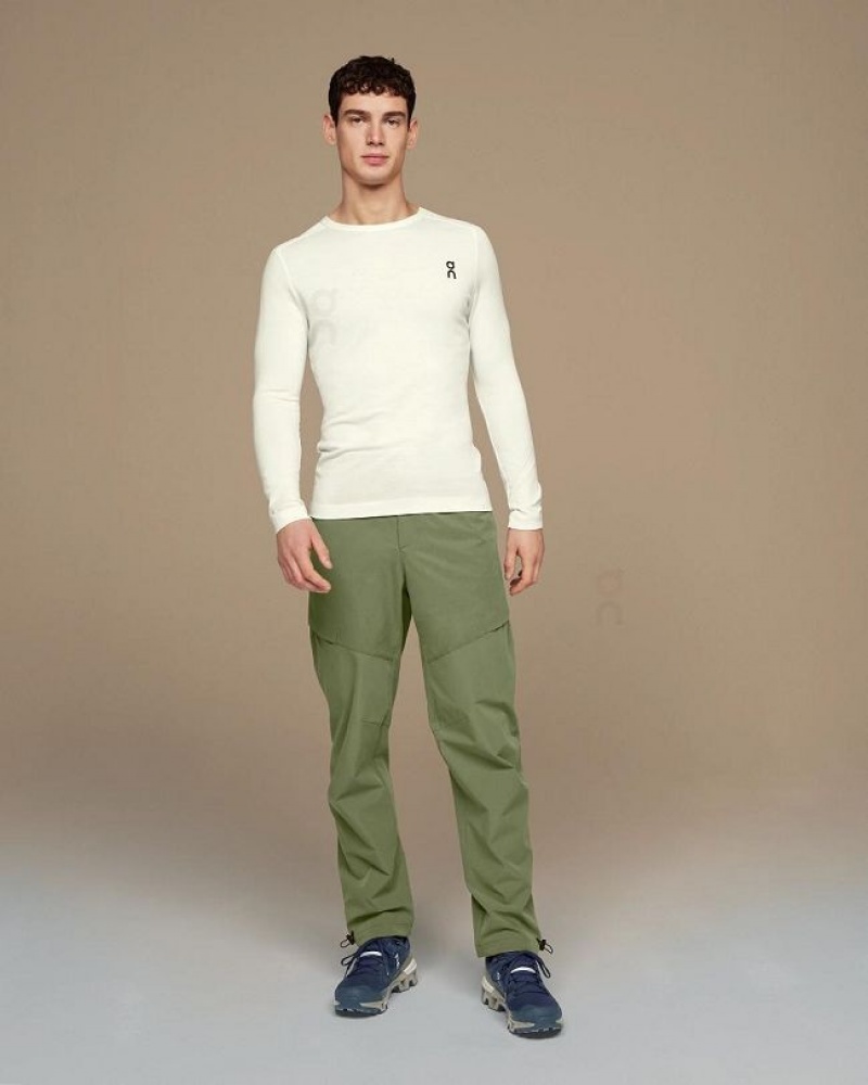 Olive Men On Cloud Explorer Pants | IE_ON8544