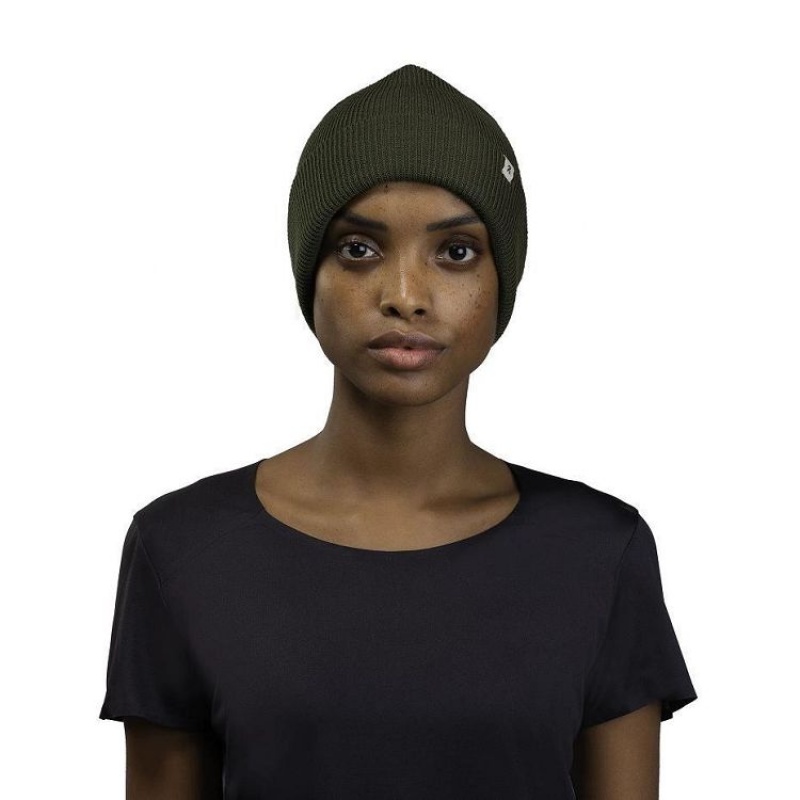 Olive Men On Cloud Merino Beanie | IE_ON8226