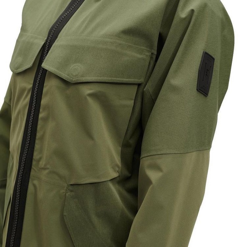 Olive Women On Cloud Explorer Jackets | IE_ON8060