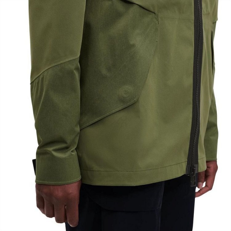 Olive Women On Cloud Explorer Jackets | IE_ON8060