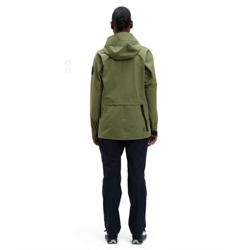 Olive Women On Cloud Explorer Jackets | IE_ON8060