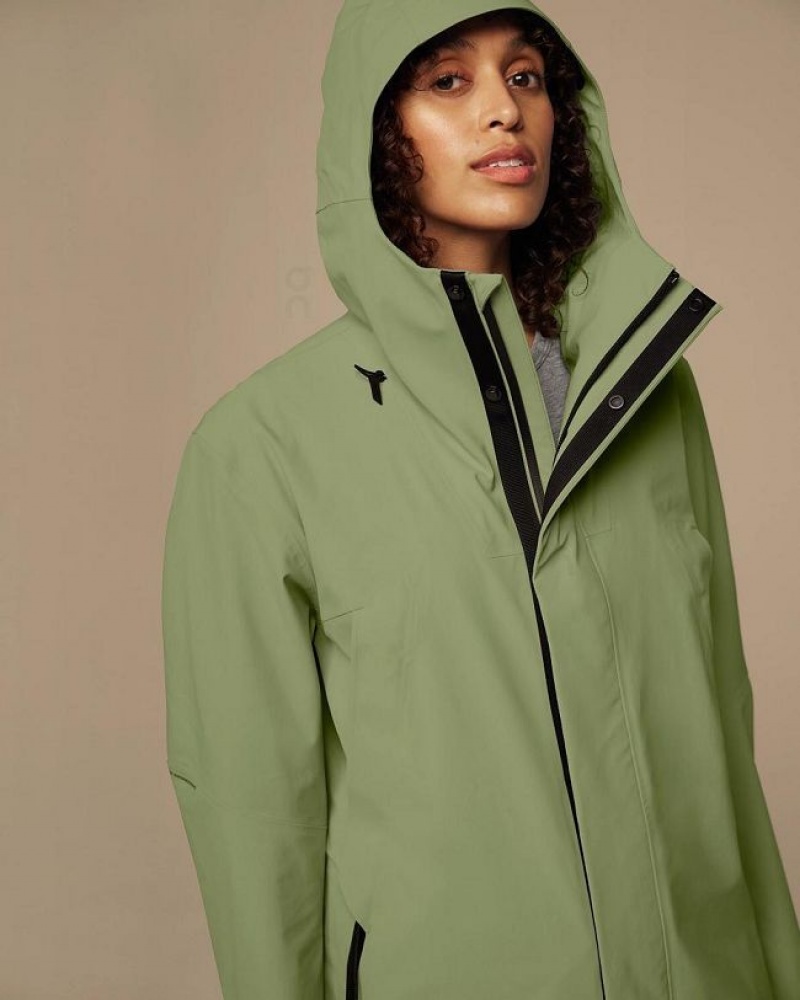 Olive Women On Cloud Parka Jackets | IE_ON8854