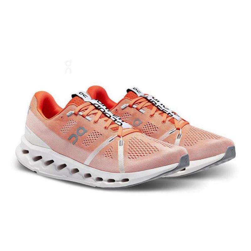 Orange Men On Cloud Cloudsurfer Road Running Shoes | IE_ON8155