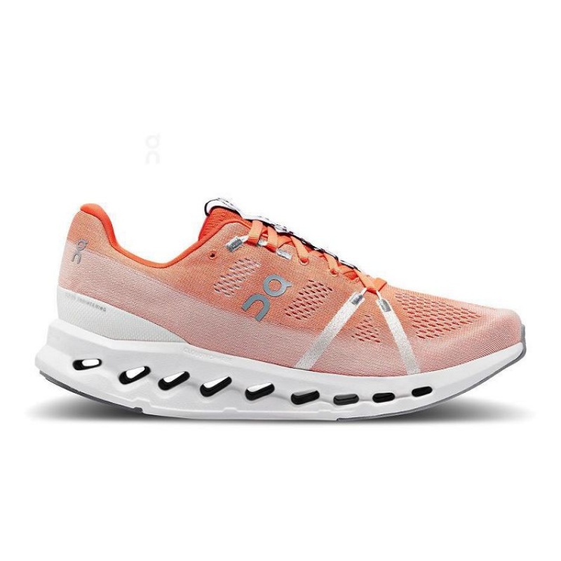 Orange Men On Cloud Cloudsurfer Road Running Shoes | IE_ON8155