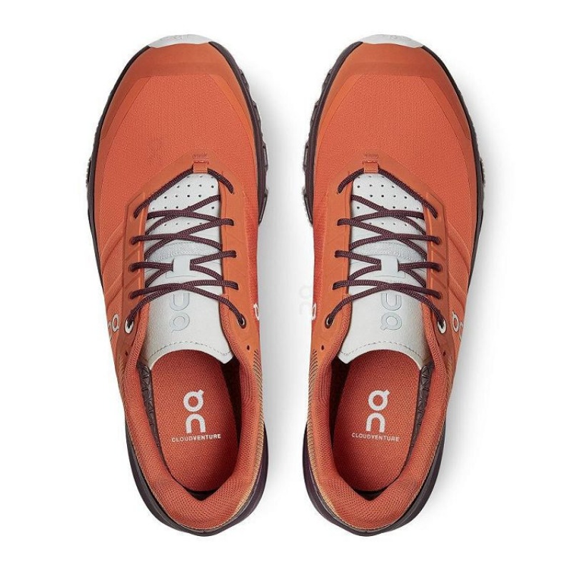 Orange Men On Cloud Cloudventure Hiking Shoes | IE_ON8939