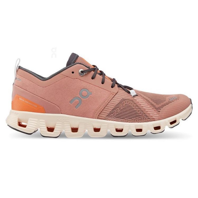 Orange Women On Cloud Cloud X 3 Shift Sneakers | IE_ON9069