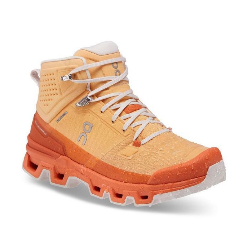 Orange Women On Cloud Cloudrock 2 Waterproof Hiking Boots | IE_ON8240