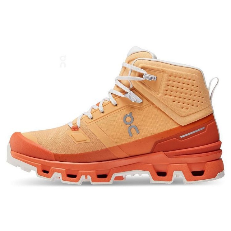 Orange Women On Cloud Cloudrock 2 Waterproof Hiking Boots | IE_ON8240