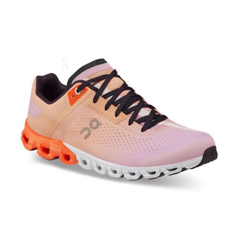 Orange / Purple Women On Cloud Cloudflow Road Running Shoes | IE_ON8905