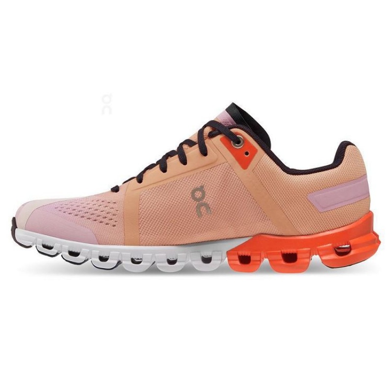 Orange / Purple Women On Cloud Cloudflow Road Running Shoes | IE_ON8905