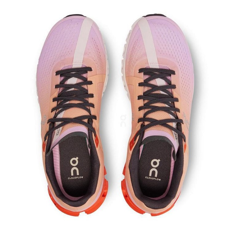 Orange / Purple Women On Cloud Cloudflow Road Running Shoes | IE_ON8905