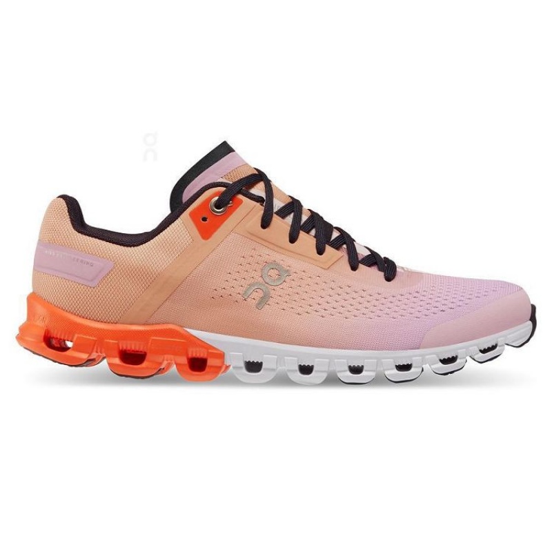 Orange / Purple Women On Cloud Cloudflow Road Running Shoes | IE_ON8905