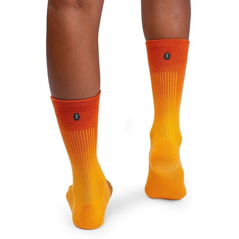 Orange / Yellow Men On Cloud All-Day Socks | IE_ON9088