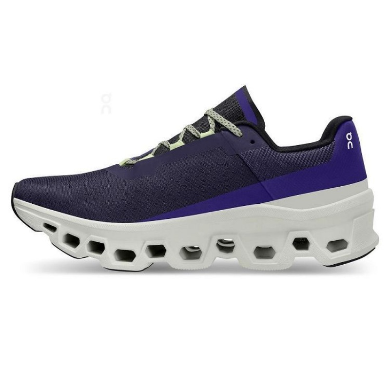 Purple Men On Cloud Cloudmonster Road Running Shoes | IE_ON8393