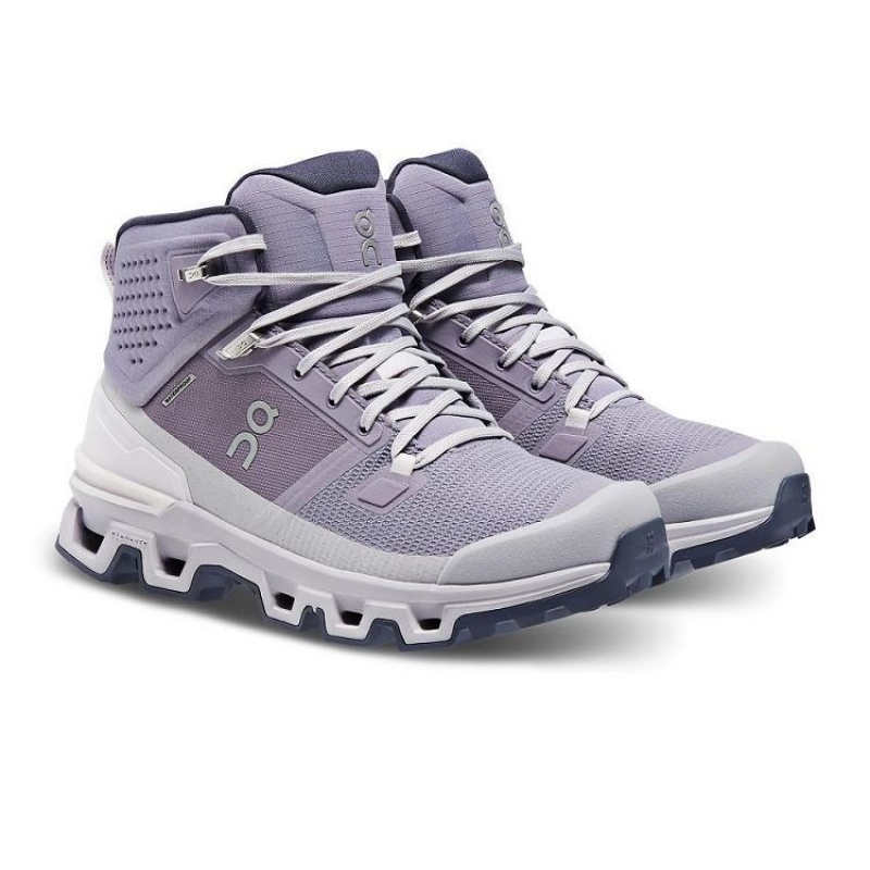 Purple Women On Cloud Cloudrock 2 Waterproof Hiking Boots | IE_ON8779