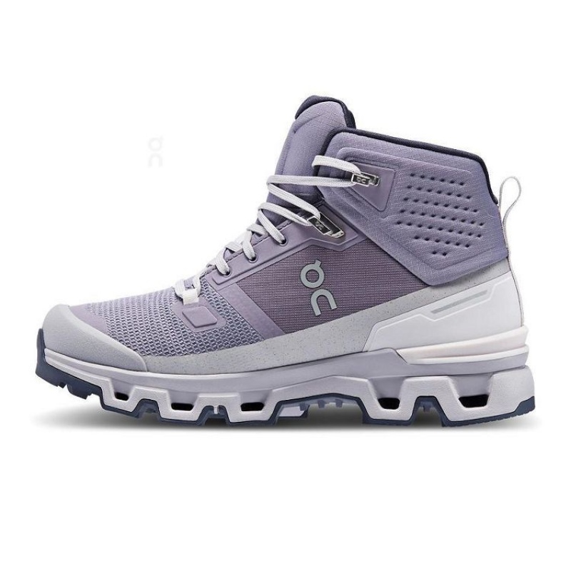 Purple Women On Cloud Cloudrock 2 Waterproof Hiking Boots | IE_ON8779