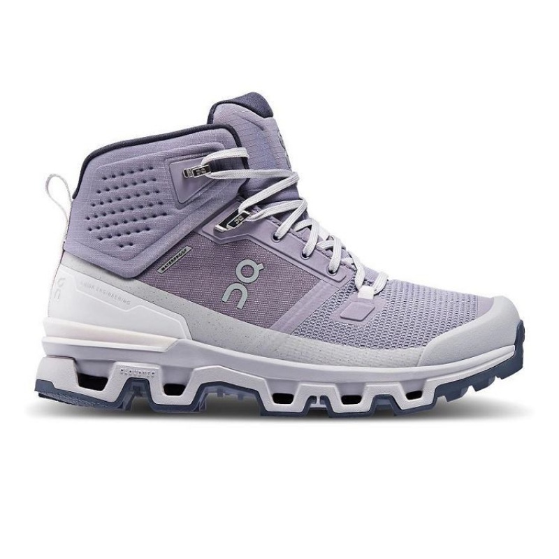 Purple Women On Cloud Cloudrock 2 Waterproof Hiking Boots | IE_ON8779