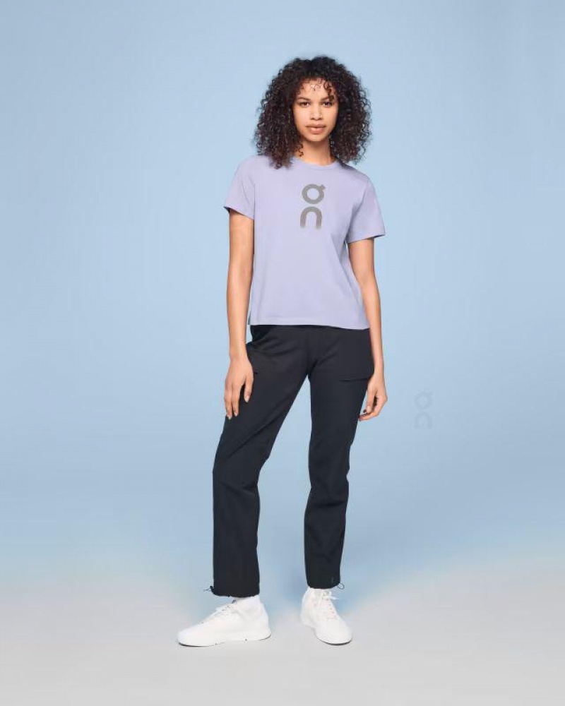 Purple Women On Cloud Graphic T-shirts | IE_ON8986