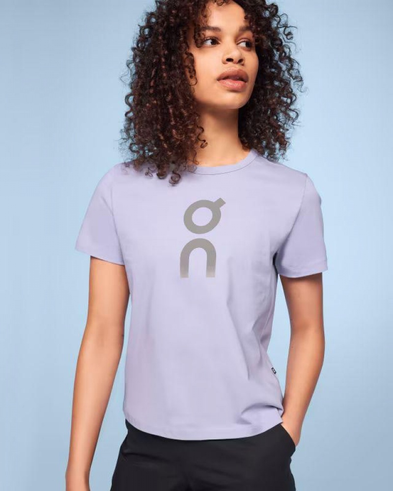 Purple Women On Cloud Graphic T-shirts | IE_ON8986