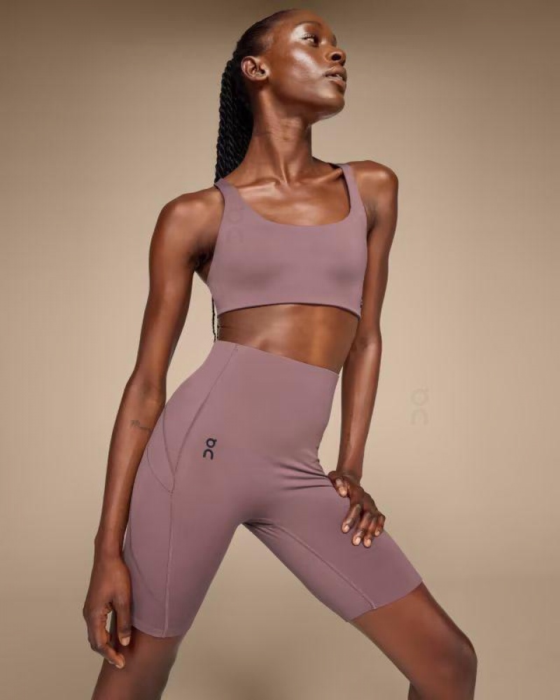 Purple Women On Cloud Movement Tights | IE_ON8906