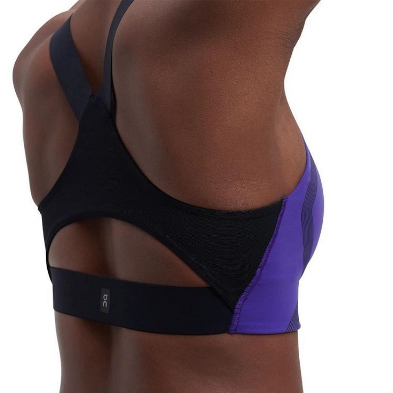 Purple Women On Cloud Performance Bras | IE_ON8599