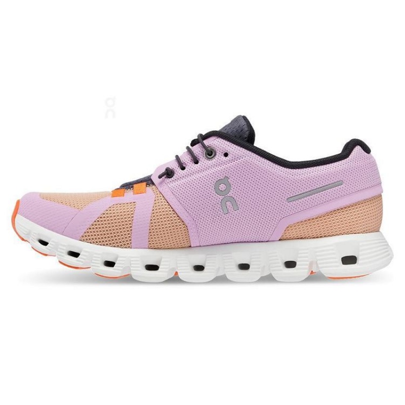 Purple / Orange Women On Cloud Cloud 5 Push Sneakers | IE_ON8717