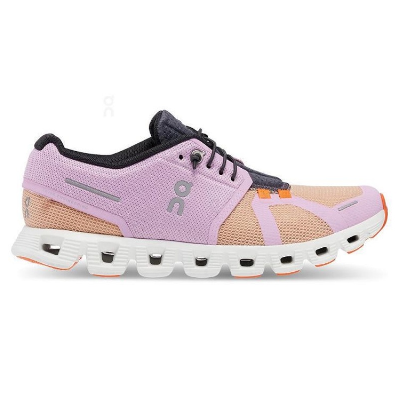 Purple / Orange Women On Cloud Cloud 5 Push Sneakers | IE_ON8717