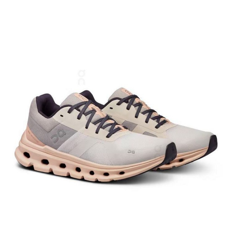 Rose / Grey Women On Cloud Cloudrunner Road Running Shoes | IE_ON1179